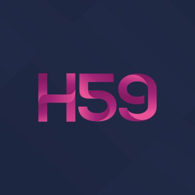 Ortak mektup ve sayı logosu H59