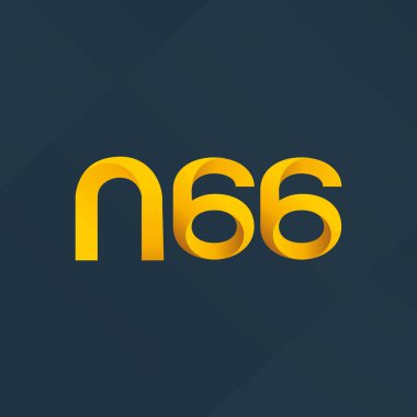 Ortak mektup ve sayı logosu N66