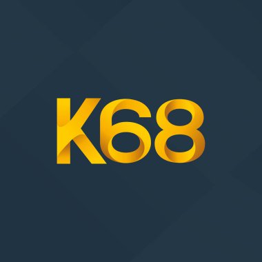 Ortak mektup ve sayı logosu K68