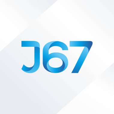 Ortak mektup ve sayı logosu J67