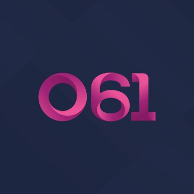 Ortak mektup ve sayı logosu O61