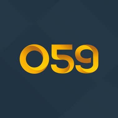 Ortak mektup ve sayı logosu O59