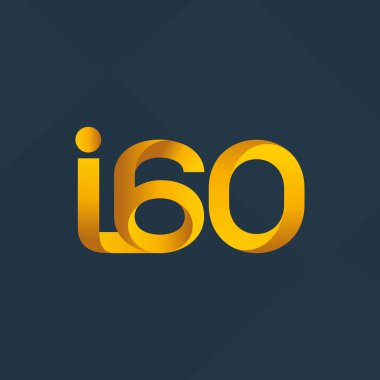 Ortak mektup ve sayı logosu I60