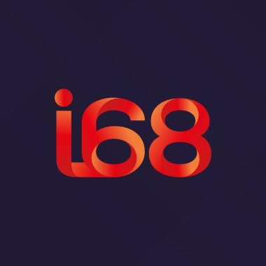 Ortak mektup ve sayı logosu I68