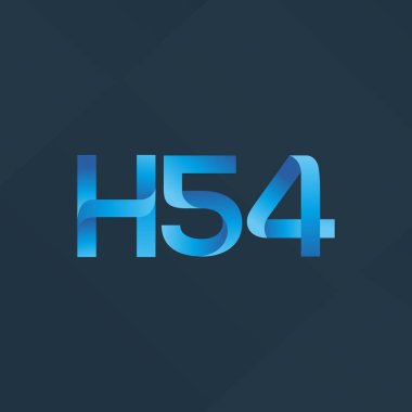 Ortak mektup ve sayı logosu H54