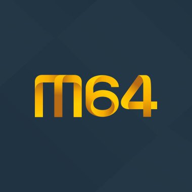 Ortak mektup ve sayı logosu M64