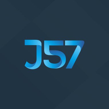 Ortak mektup ve sayı logosu J57