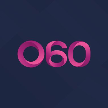 Ortak mektup ve sayı logosu O60