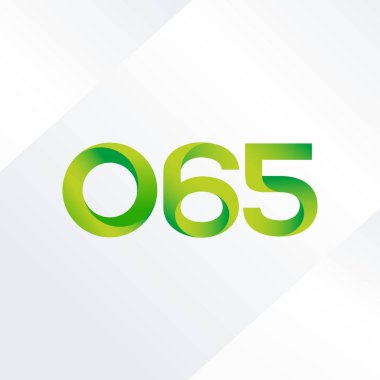 Ortak mektup ve sayı logosu O65
