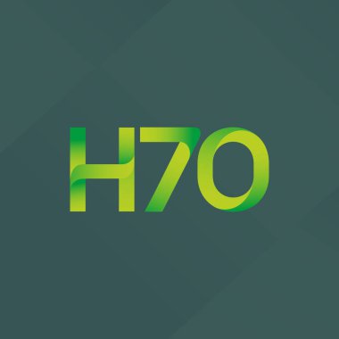 Ortak mektup ve sayı logosu H70