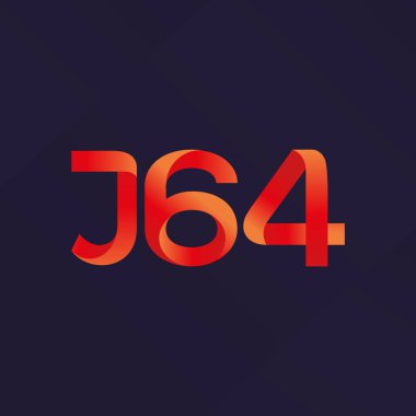 Ortak mektup ve sayı logosu J64