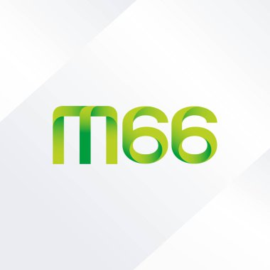 Ortak mektup ve sayı logosu M66