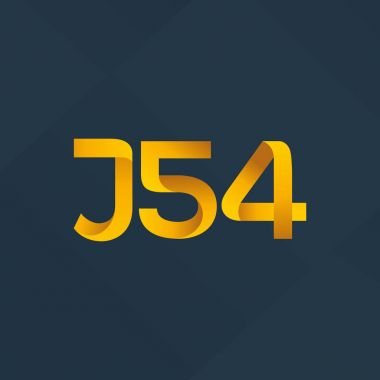 Ortak mektup ve sayı logosu J54