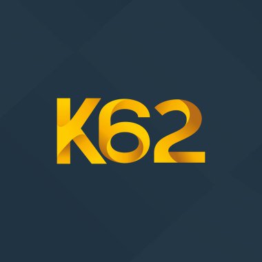 Ortak mektup ve sayı logosu K62