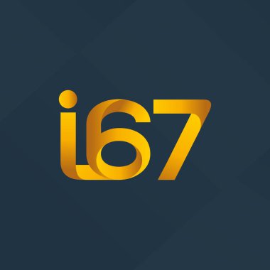 Ortak mektup ve sayı logosu I67