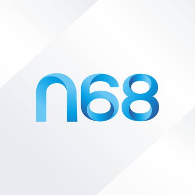 Ortak mektup ve sayı logosu N68