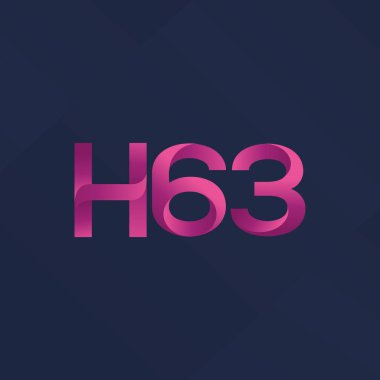 Ortak mektup ve sayı logosu H63
