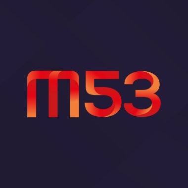 Ortak mektup ve sayı logosu M53