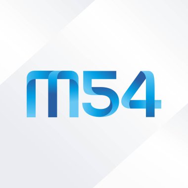Ortak mektup ve sayı logosu M54