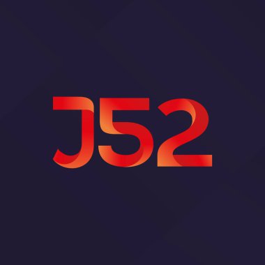 Ortak mektup ve sayı logosu J52
