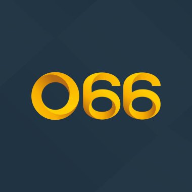 Ortak mektup ve sayı logosu O66
