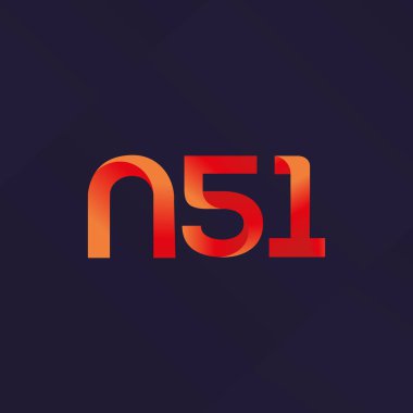 Ortak mektup ve sayı logosu N51