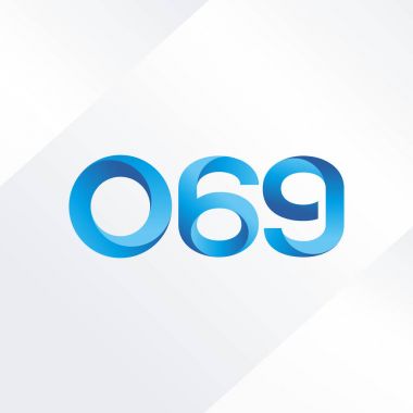 Ortak mektup ve sayı logosu O69