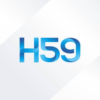 Ortak mektup ve sayı logosu H59