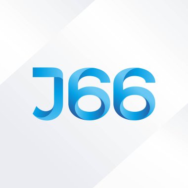 Ortak mektup ve sayı logosu J66
