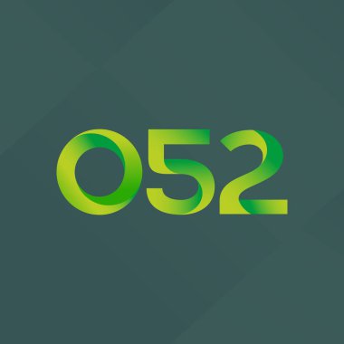 Ortak mektup ve sayı logosu O52