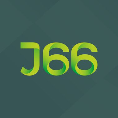 Ortak mektup ve sayı logosu J66