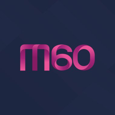 Ortak mektup ve sayı logosu M60