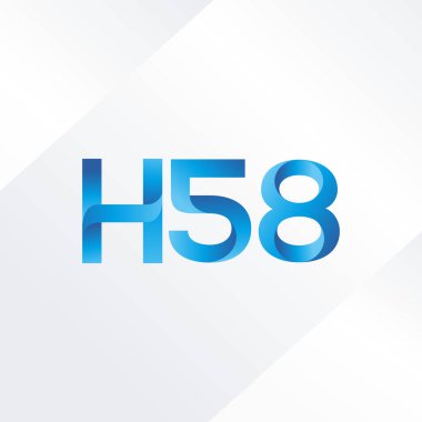 Ortak mektup ve sayı logosu H58