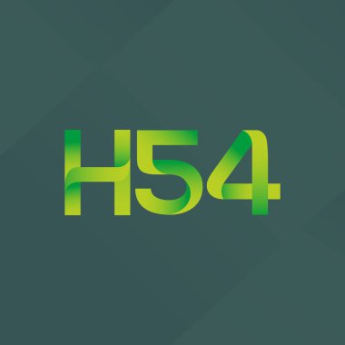 Ortak mektup ve sayı logosu H54