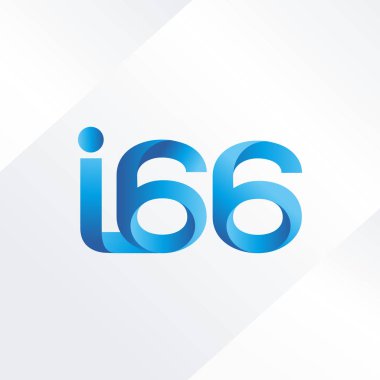Ortak mektup ve sayı logosu I66