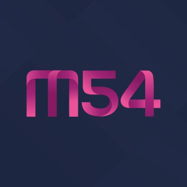 Ortak mektup ve sayı logosu M54