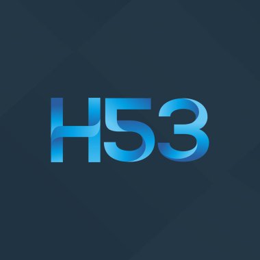 Ortak mektup ve sayı logosu H53
