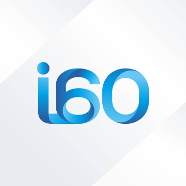Ortak mektup ve sayı logosu I60