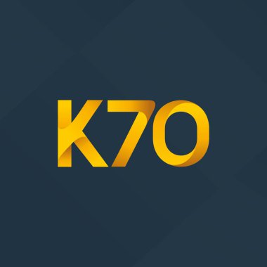 Ortak mektup ve sayı logosu K70