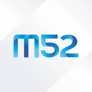 Ortak mektup ve sayı logosu M52