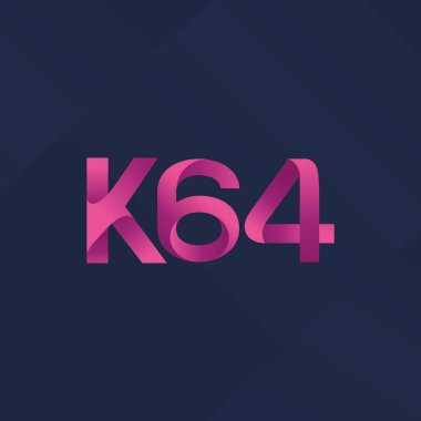 Ortak mektup ve sayı logosu K64