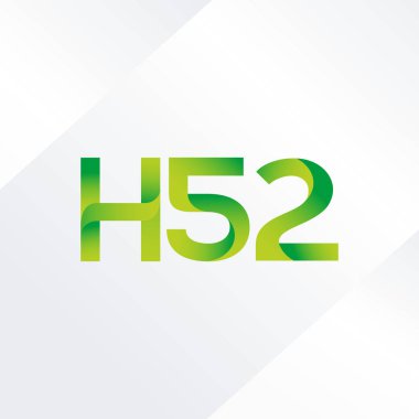 Ortak mektup ve sayı logosu H52