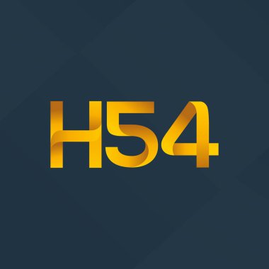 Ortak mektup ve sayı logosu H54
