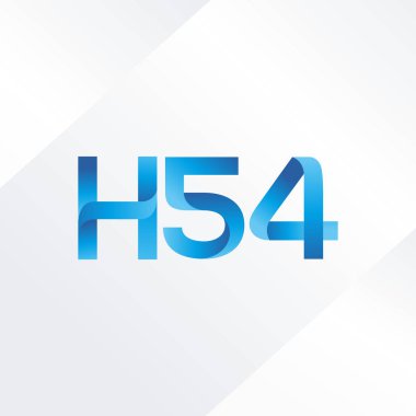 Ortak mektup ve sayı logosu H54