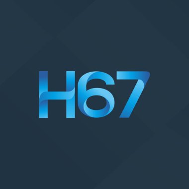 Ortak mektup ve sayı logosu H67