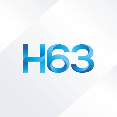 Ortak mektup ve sayı logosu H63