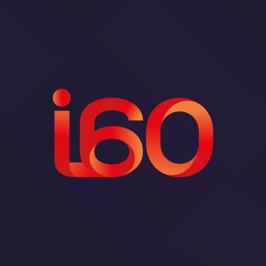 Ortak mektup ve sayı logosu I60