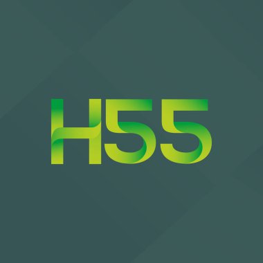 Ortak mektup ve sayı logosu H55