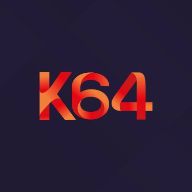 Ortak mektup ve sayı logosu K64
