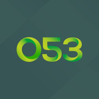 Ortak mektup ve sayı logosu O53